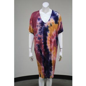 Sunday in Brooklyn tie dye mid length shirt dress